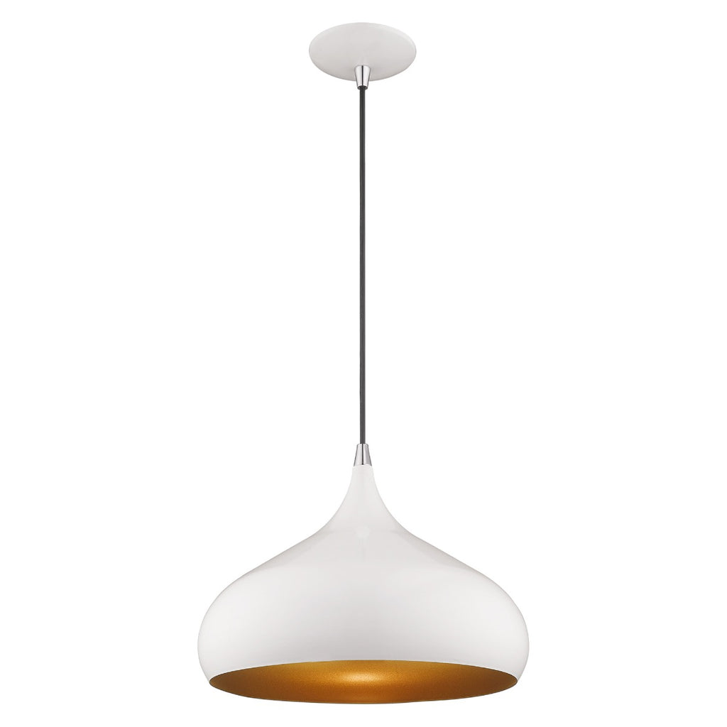 LIVEX LIGHTING  41173-69  Metal Shade Mini Pendant