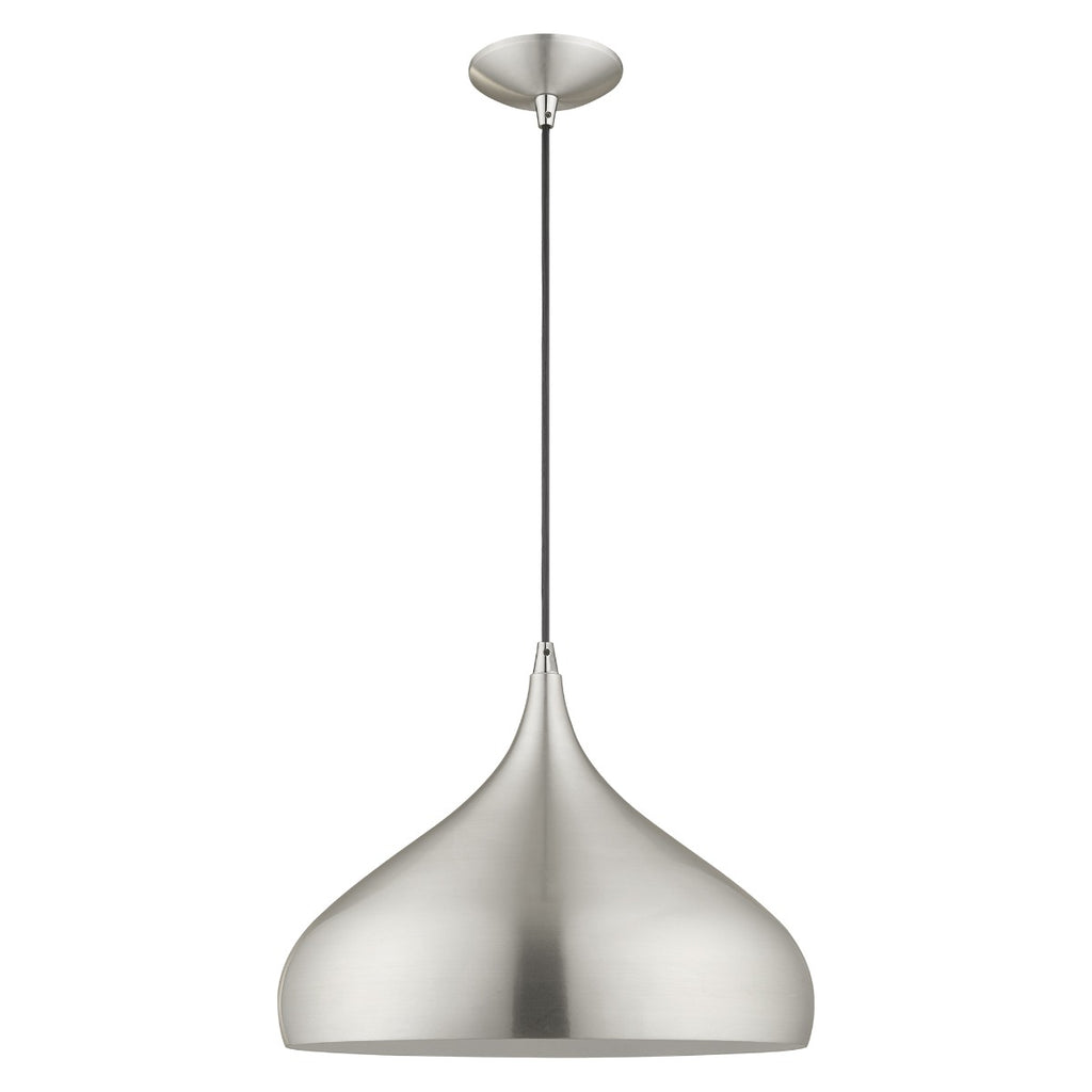 LIVEX LIGHTING  41174-66  Metal Shade Mini Pendant