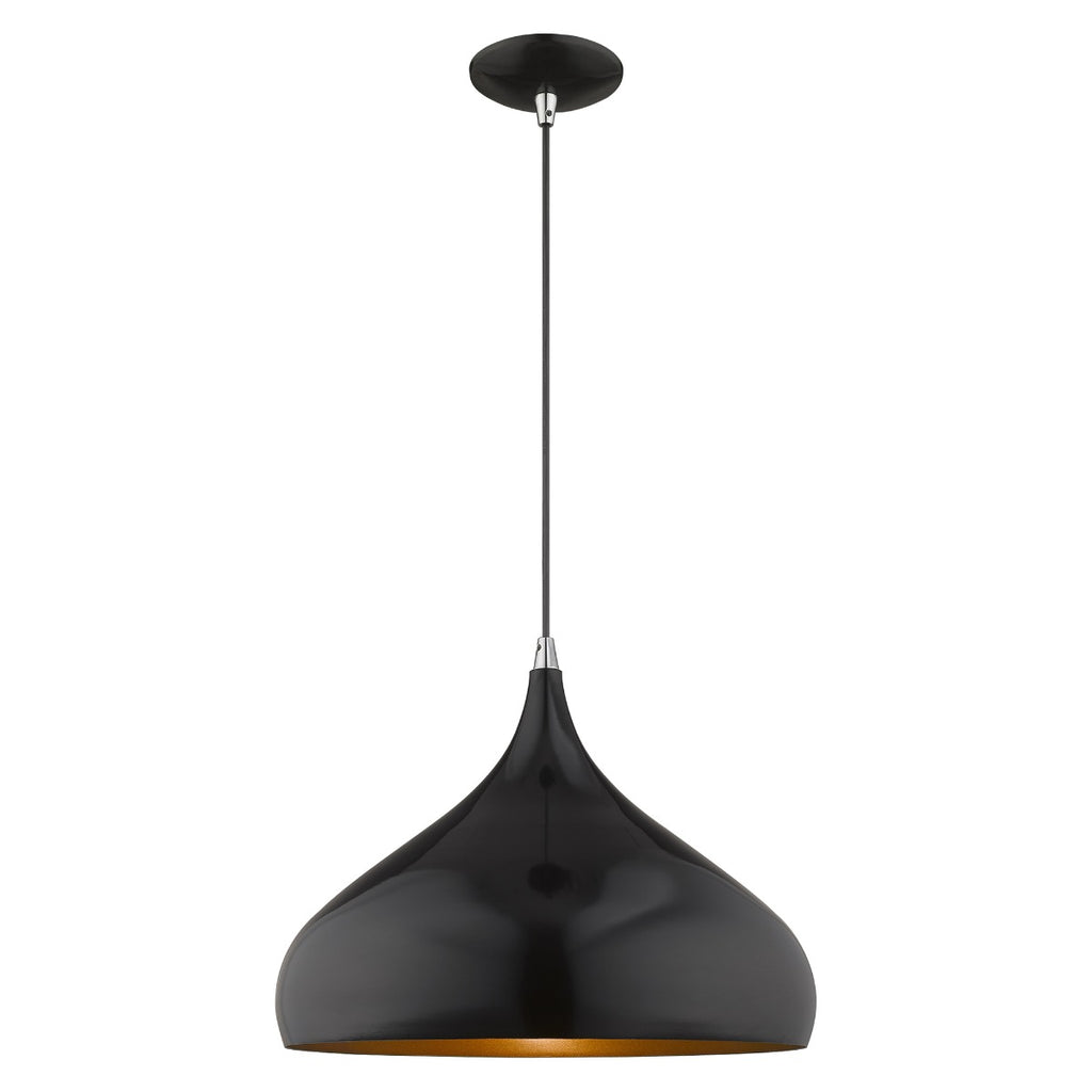 LIVEX LIGHTING  41174-68  Metal Shade Mini Pendant