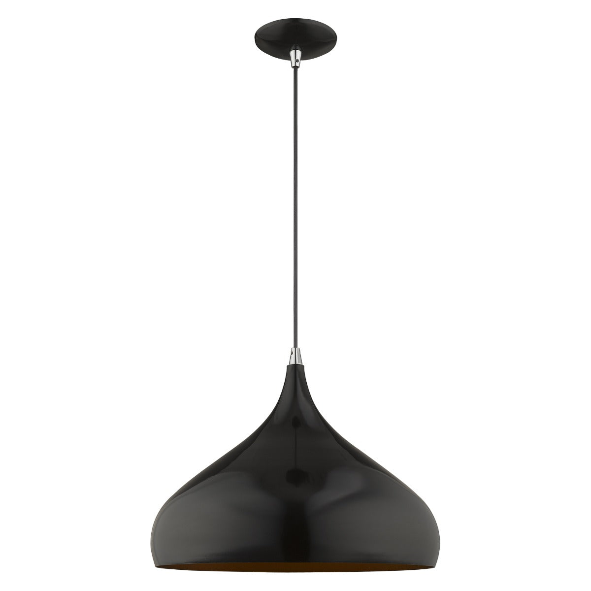 LIVEX LIGHTING  41174-68  Metal Shade Mini Pendant
