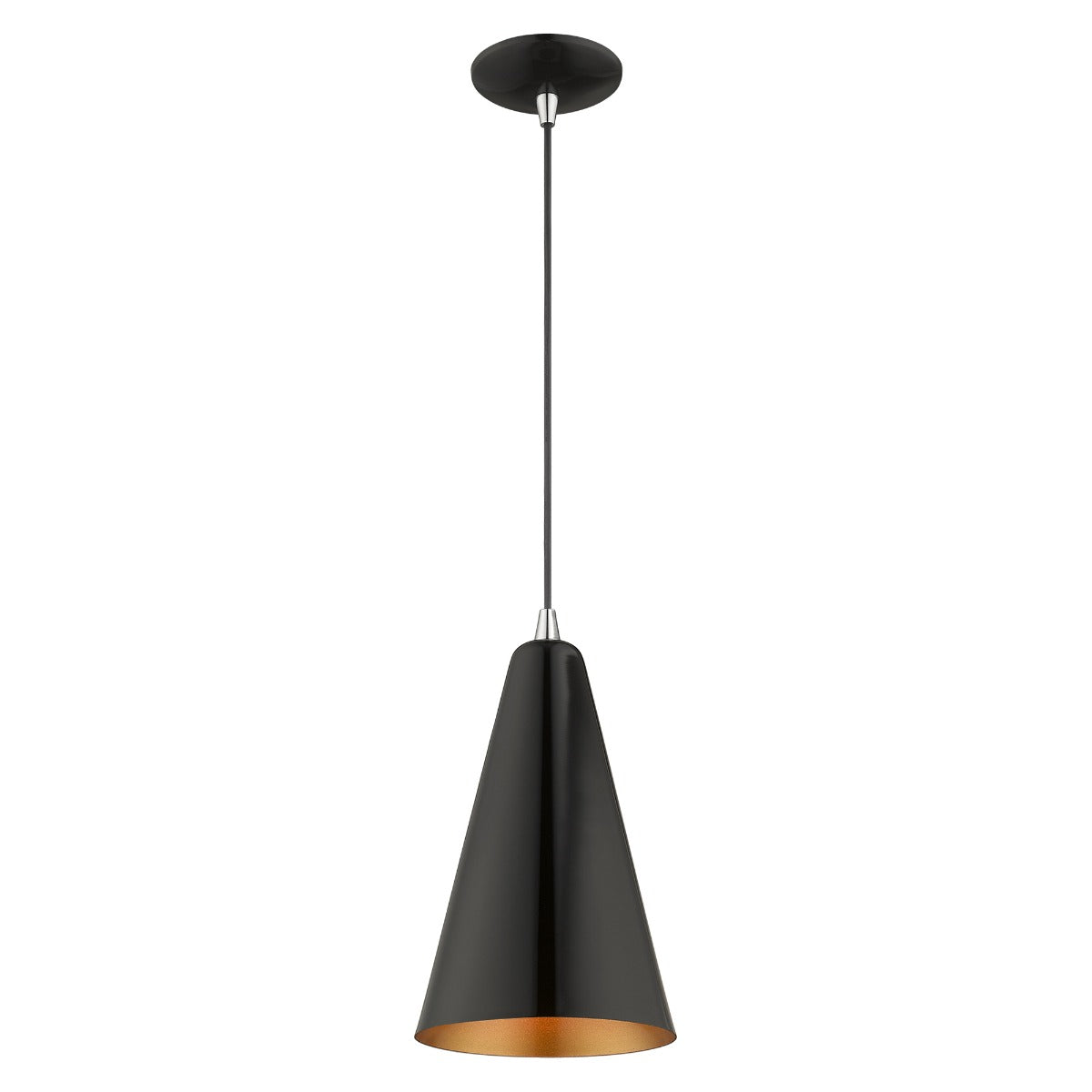 LIVEX LIGHTING  41175-68  Metal Shade Mini Pendant