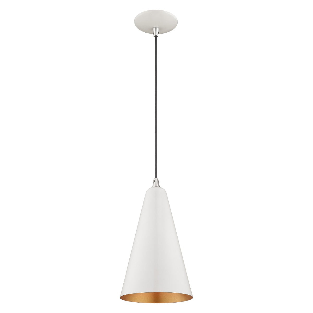 LIVEX LIGHTING  41175-69  Metal Shade Mini Pendant