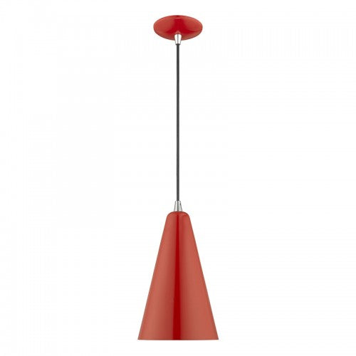 LIVEX LIGHTING  41175-72  Metal Shade Mini Pendant