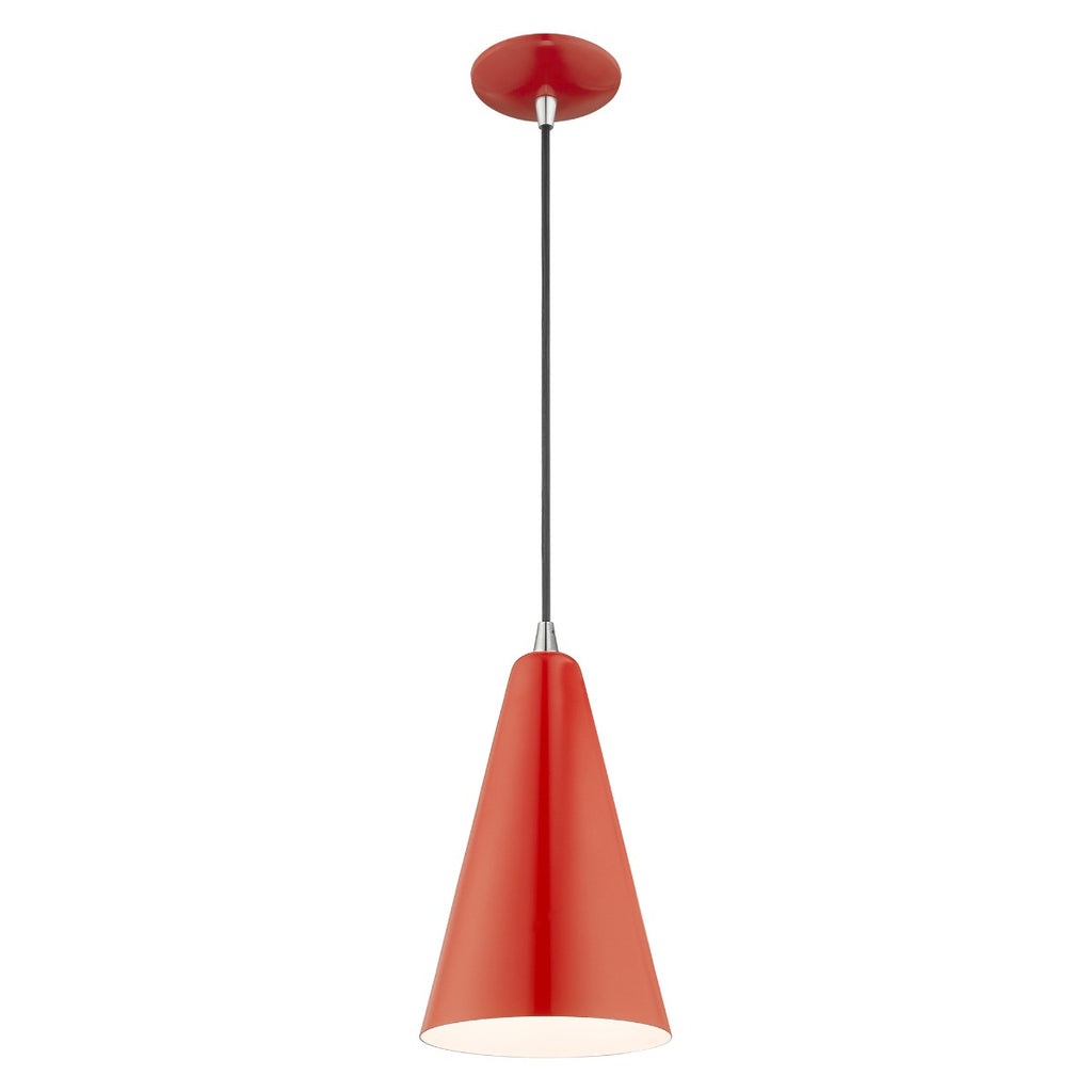 LIVEX LIGHTING  41175-72  Metal Shade Mini Pendant