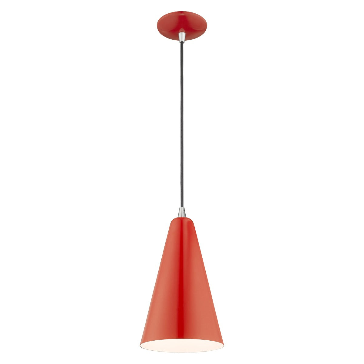 LIVEX LIGHTING  41175-72  Metal Shade Mini Pendant