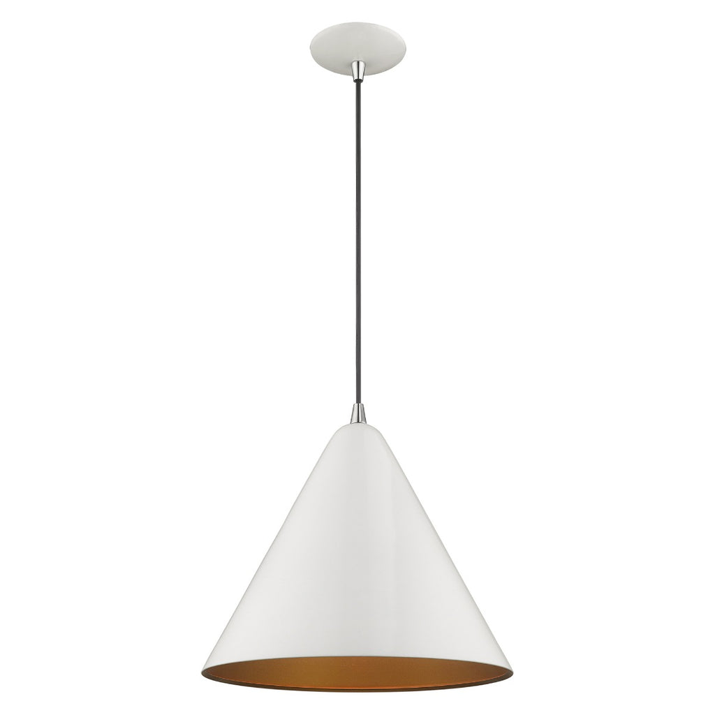LIVEX LIGHTING  41176-69  Metal Shade Mini Pendant