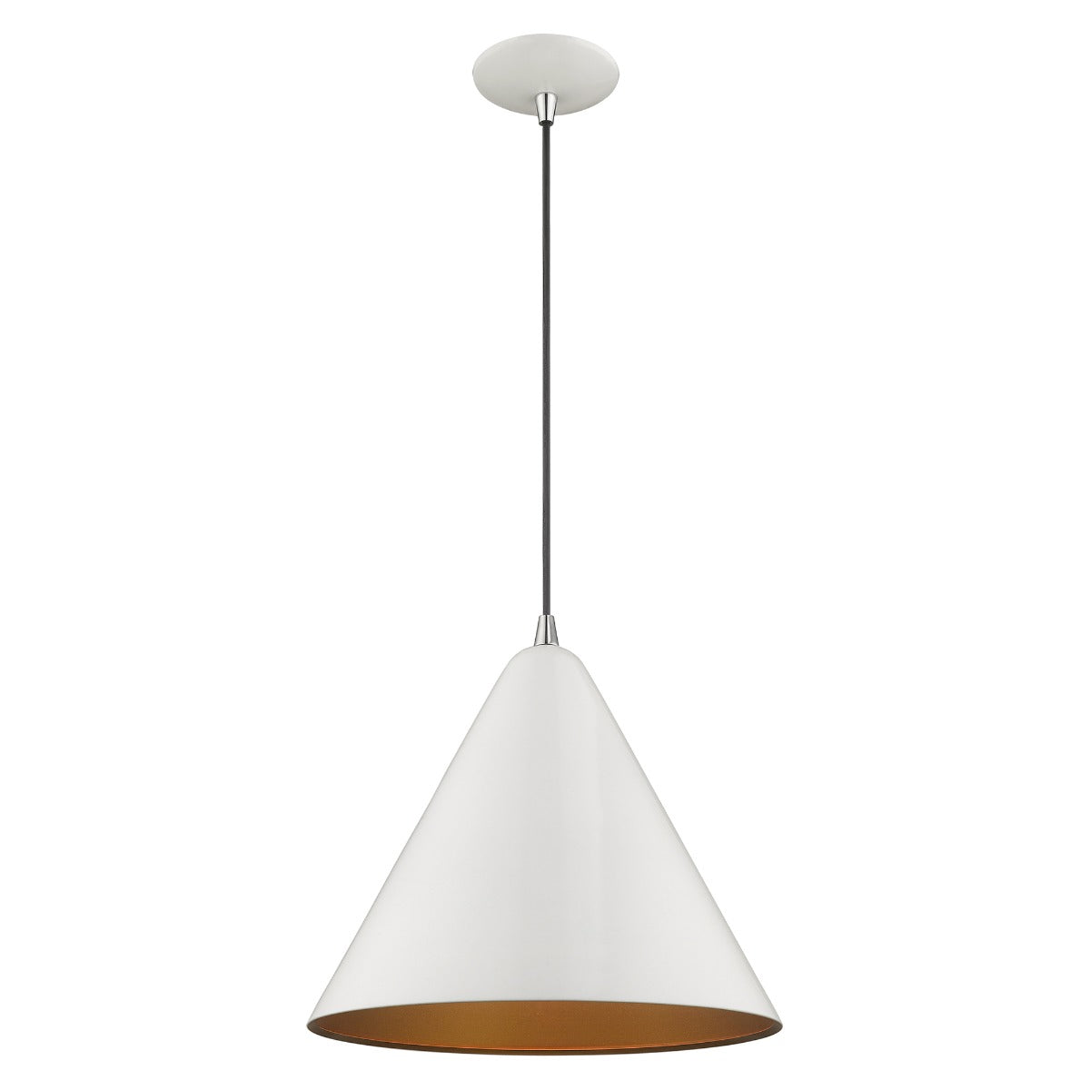 LIVEX LIGHTING  41176-69  Metal Shade Mini Pendant