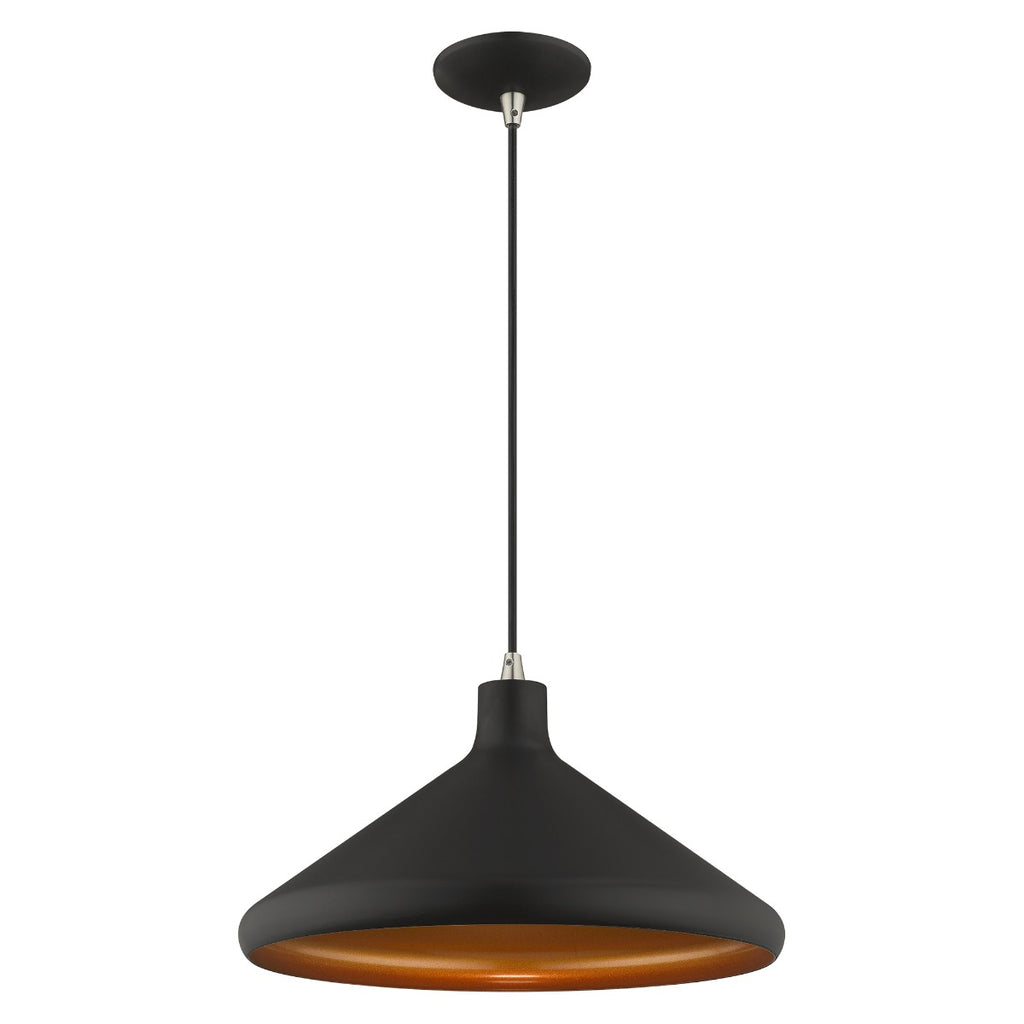 LIVEX LIGHTING  41179-04  Metal Shade Mini Pendant