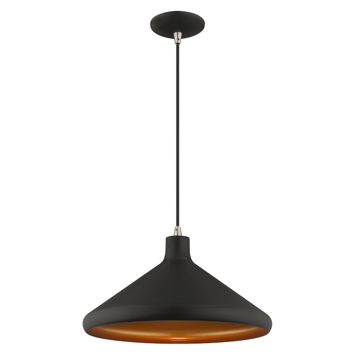 LIVEX LIGHTING  41179-04  Metal Shade Mini Pendant