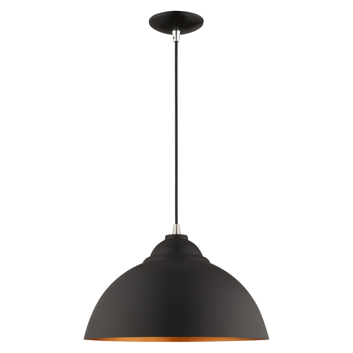LIVEX LIGHTING  41180-04  Metal Shade Mini Pendant