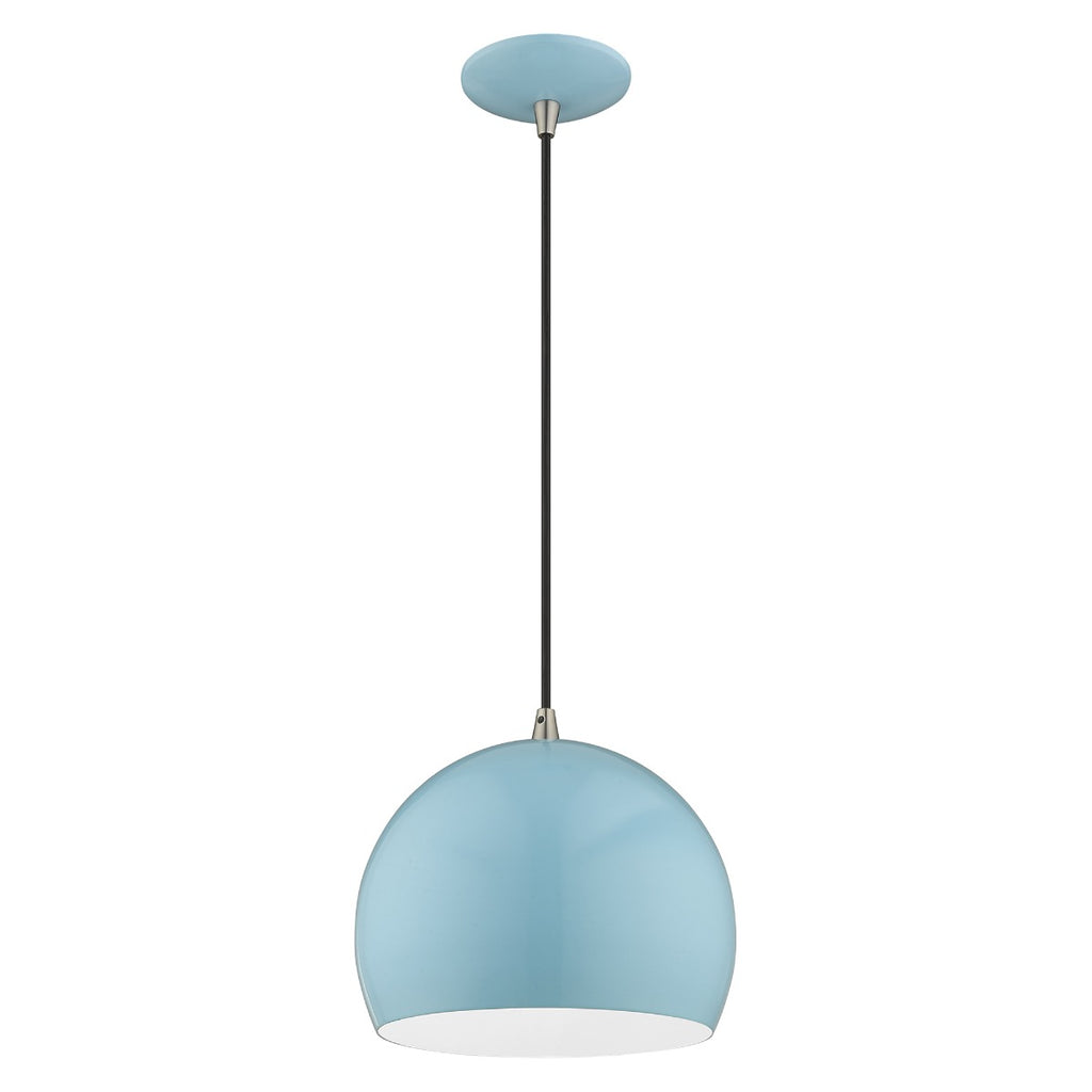LIVEX LIGHTING  41181-74  Metal Shade Mini Pendant