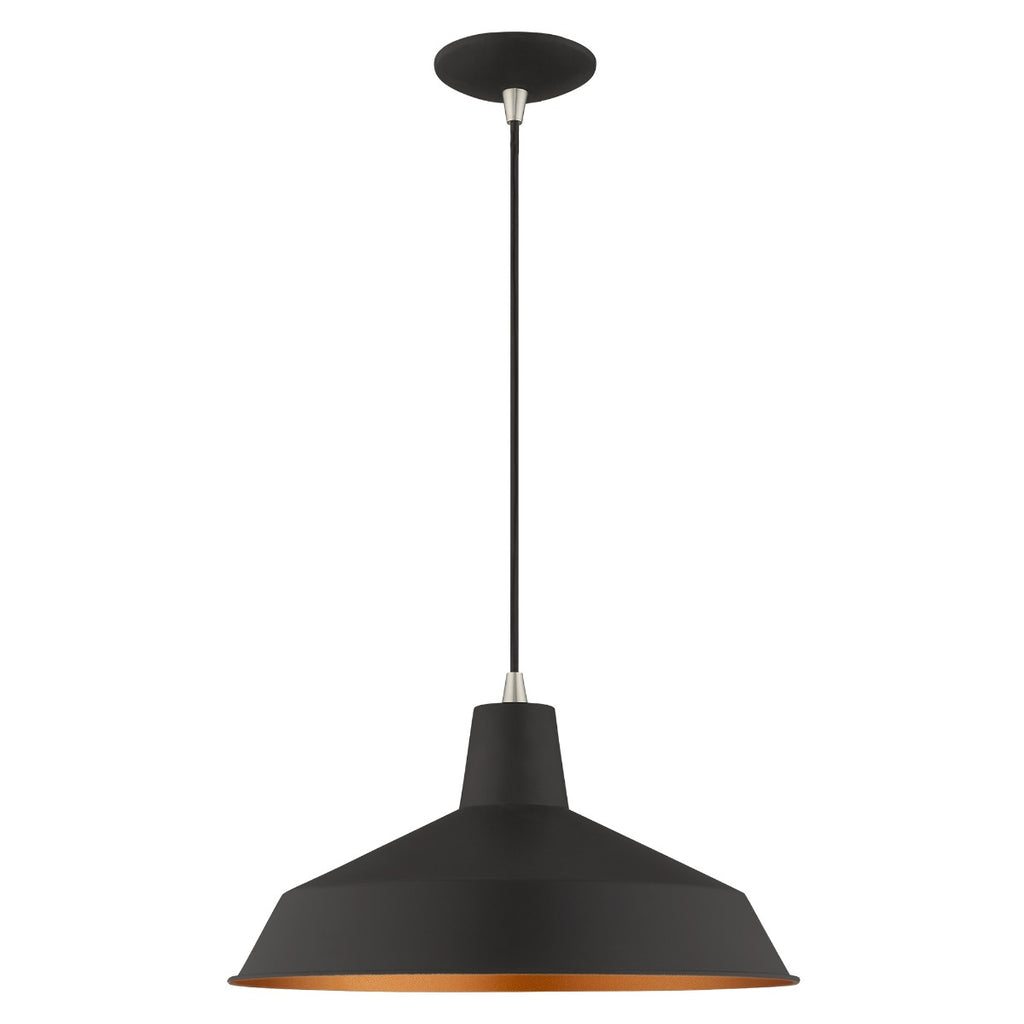 LIVEX LIGHTING  41183-04  Metal Shade Mini Pendant