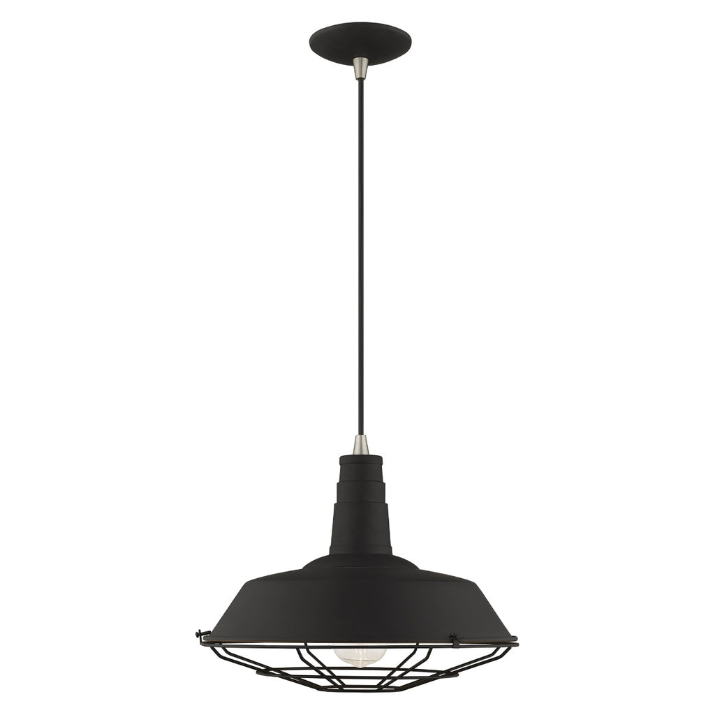 LIVEX LIGHTING  41184-04 Metal Shade Mini Pendant