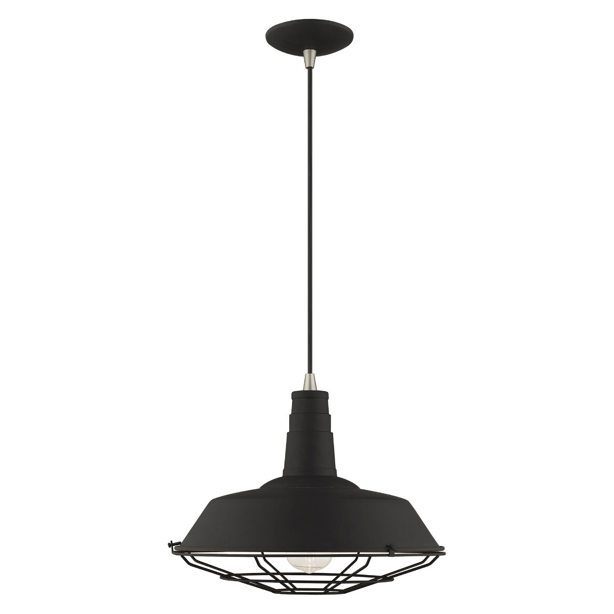LIVEX LIGHTING  41184-04 Metal Shade Mini Pendant