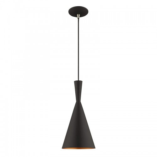 LIVEX LIGHTING  41185-04  Metal Shade Mini Pendant