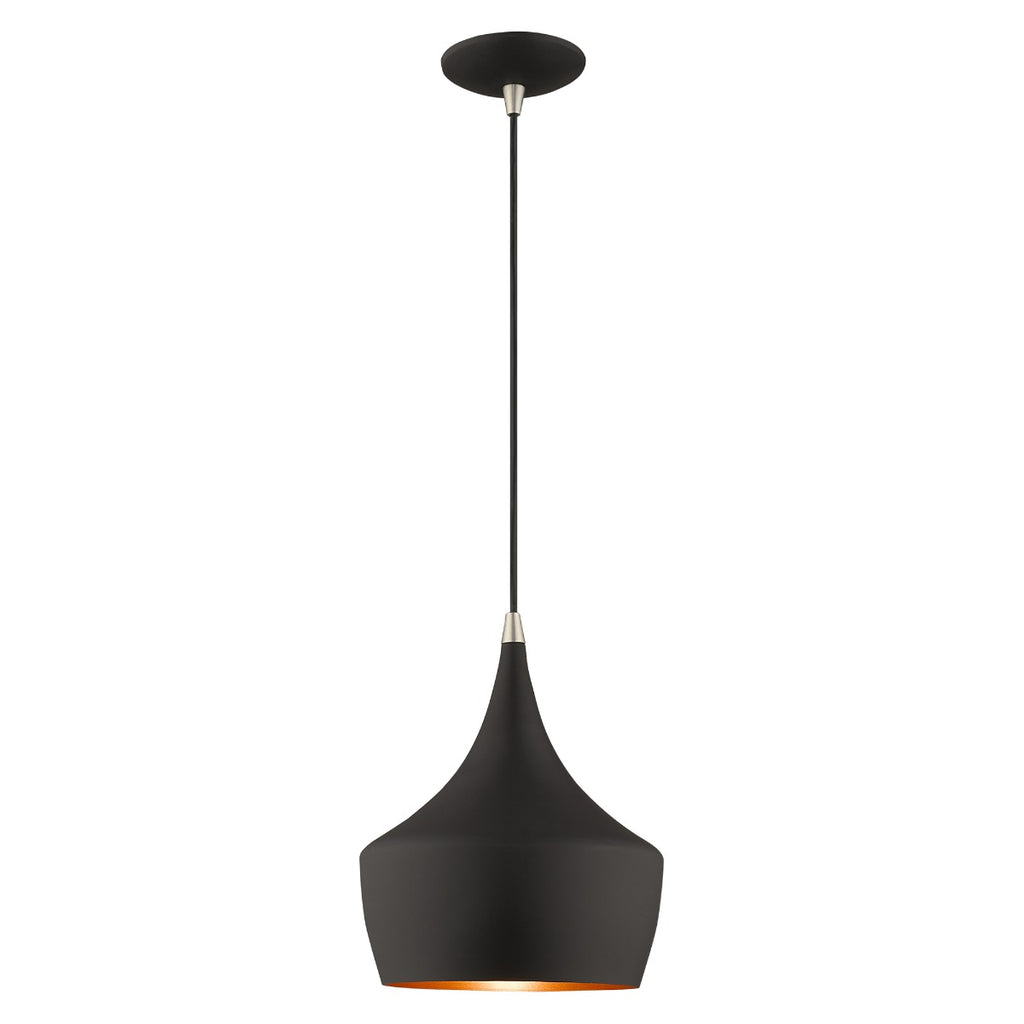 LIVEX LIGHTING  41186-04  Metal Shade Mini Pendant