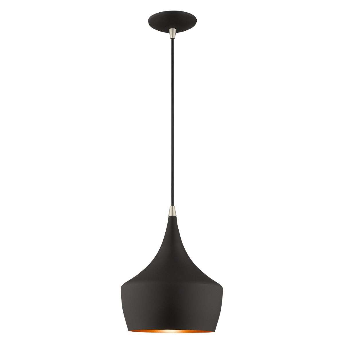 LIVEX LIGHTING  41186-04  Metal Shade Mini Pendant