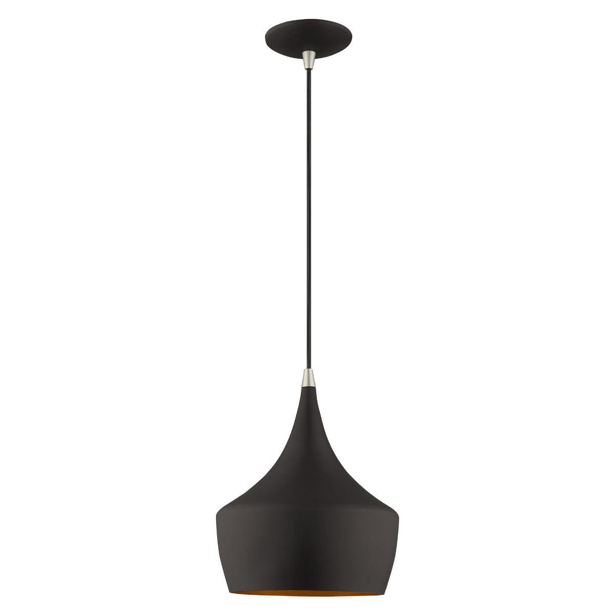 LIVEX LIGHTING  41186-04  Metal Shade Mini Pendant