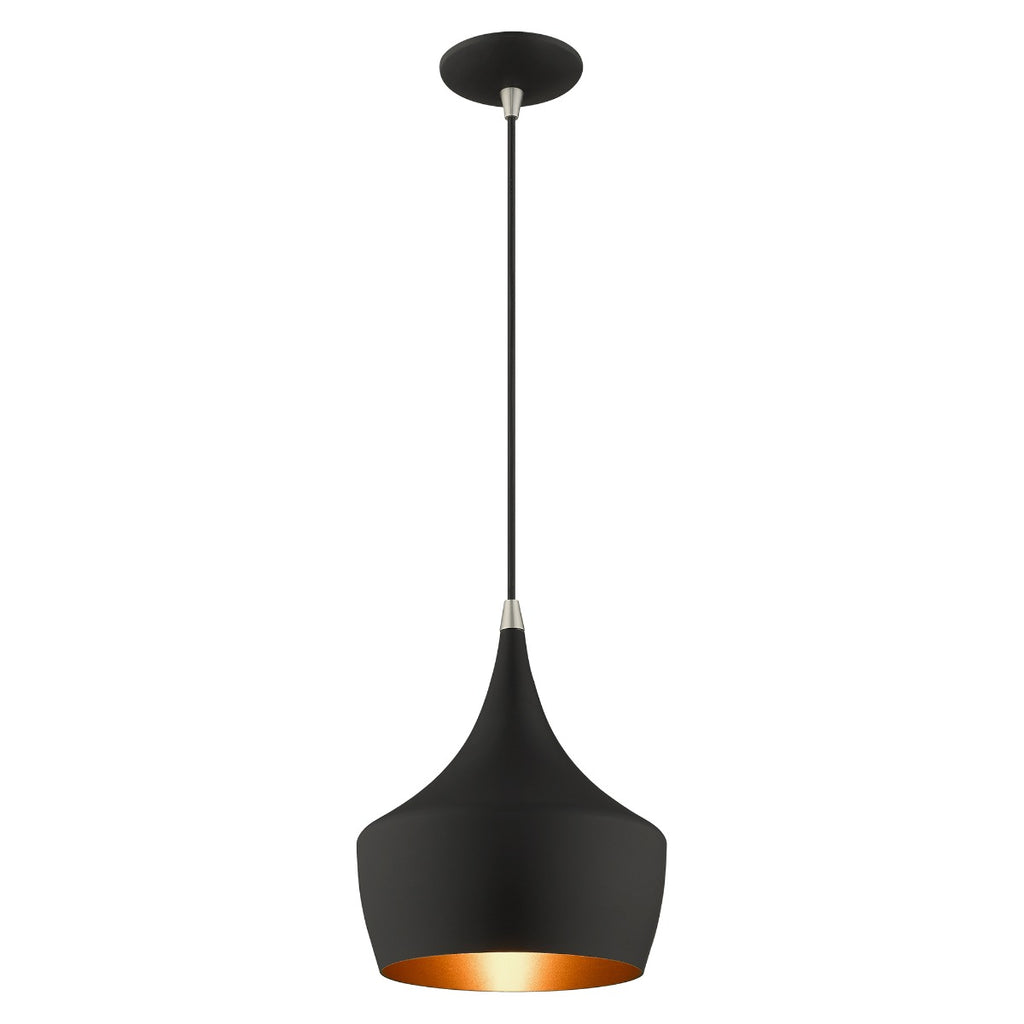 LIVEX LIGHTING  41186-04  Metal Shade Mini Pendant