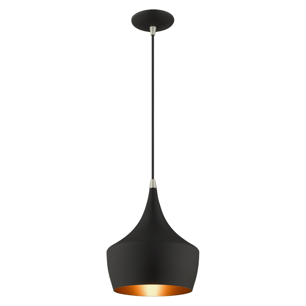 LIVEX LIGHTING  41186-04  Metal Shade Mini Pendant