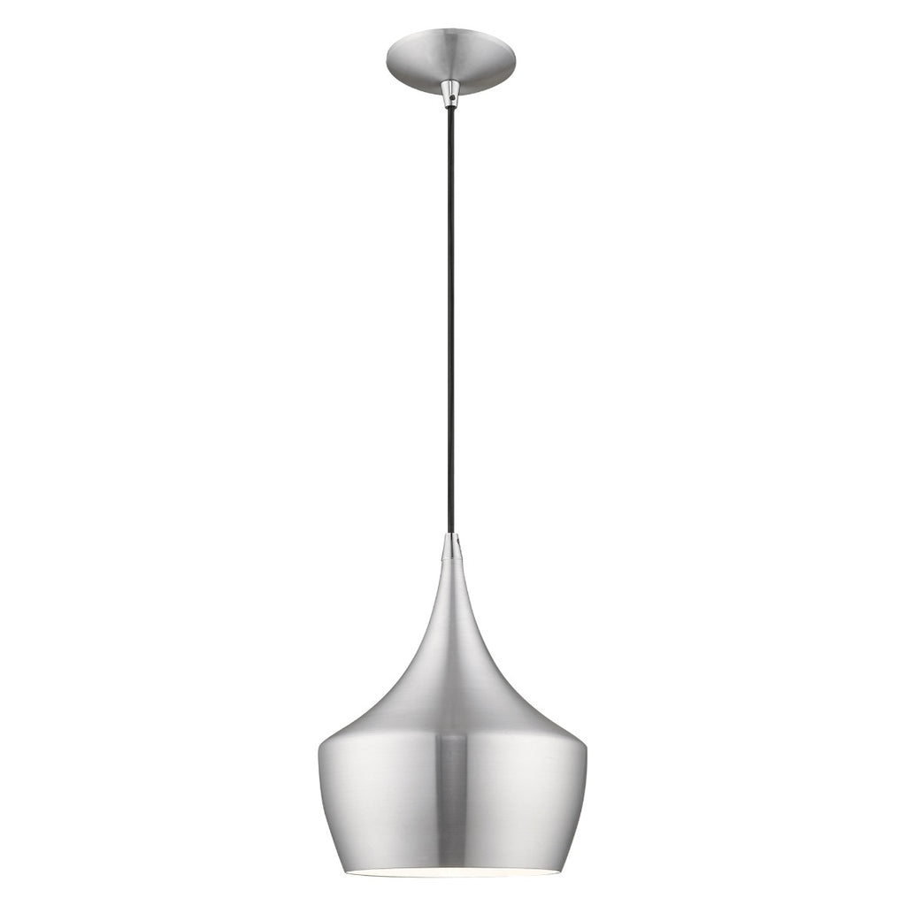 LIVEX LIGHTING  41186-66  Metal Shade Mini Pendant