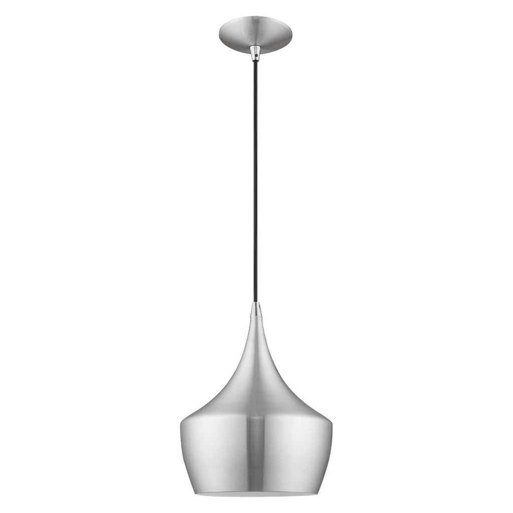 LIVEX LIGHTING  41186-66  Metal Shade Mini Pendant