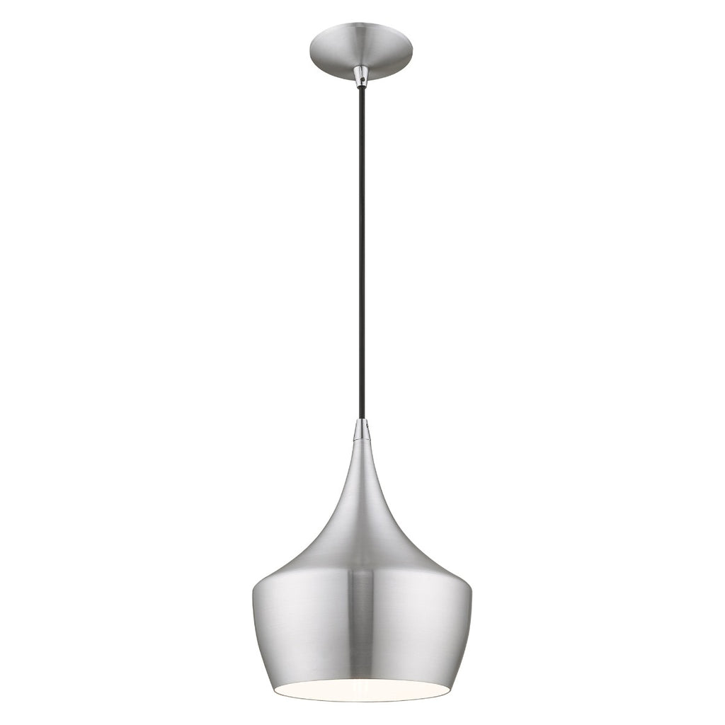 LIVEX LIGHTING  41186-66  Metal Shade Mini Pendant