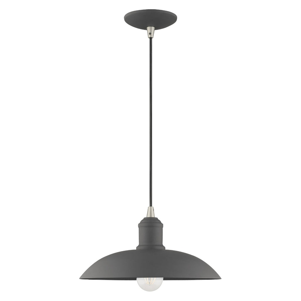 LIVEX LIGHTING  41193-76  Metal Shade Mini Pendant