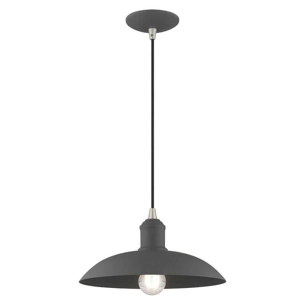 LIVEX LIGHTING  41193-76  Metal Shade Mini Pendant