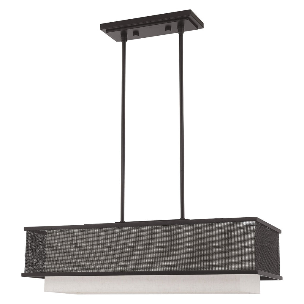 LIVEX LIGHTING  41204-07  Braddock  Linear Chandelier