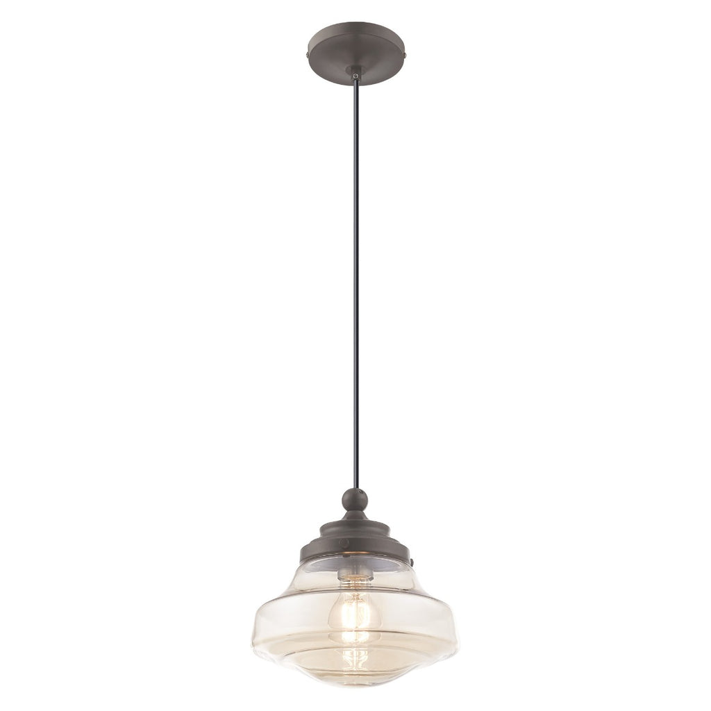 LIVEX LIGHTING  41223-92  Art Glass Mini Pendant