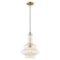 LIVEX LIGHTING  41224-01  Art Glass Mini Pendant