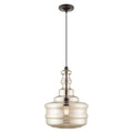 LIVEX LIGHTING  41225-92  Art Glass Mini Pendant