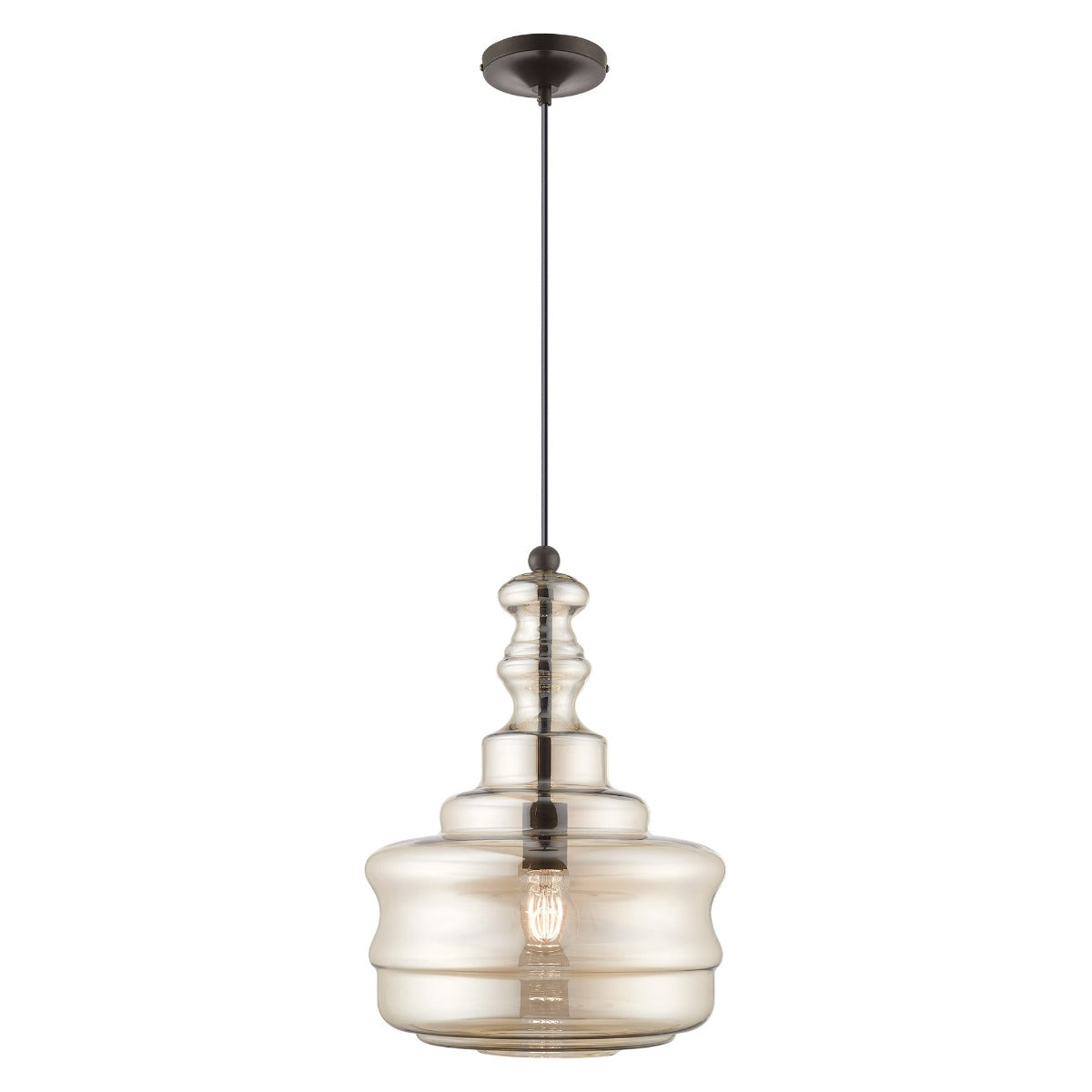 LIVEX LIGHTING  41225-92  Art Glass Mini Pendant