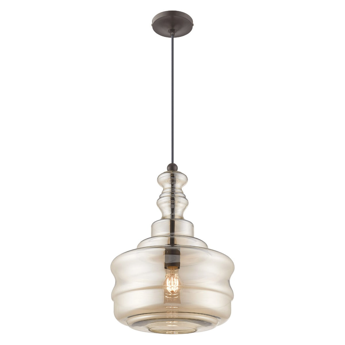 LIVEX LIGHTING  41225-92  Art Glass Mini Pendant