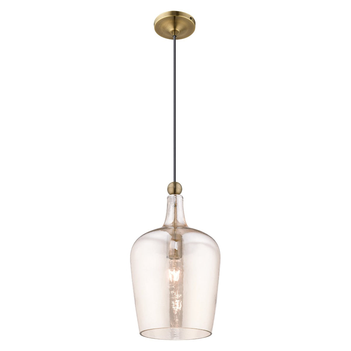 LIVEX LIGHTING  41226-01  Art Glass Mini Pendant