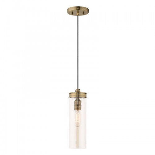 LIVEX LIGHTING  41227-01  Art Glass Mini Pendant