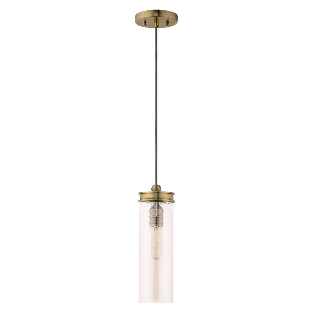 LIVEX LIGHTING  41227-01  Art Glass Mini Pendant