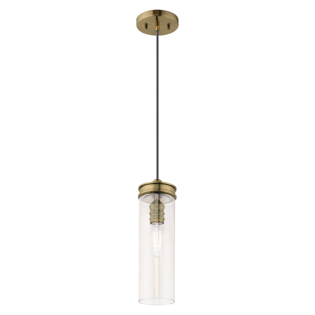 LIVEX LIGHTING  41227-01  Art Glass Mini Pendant