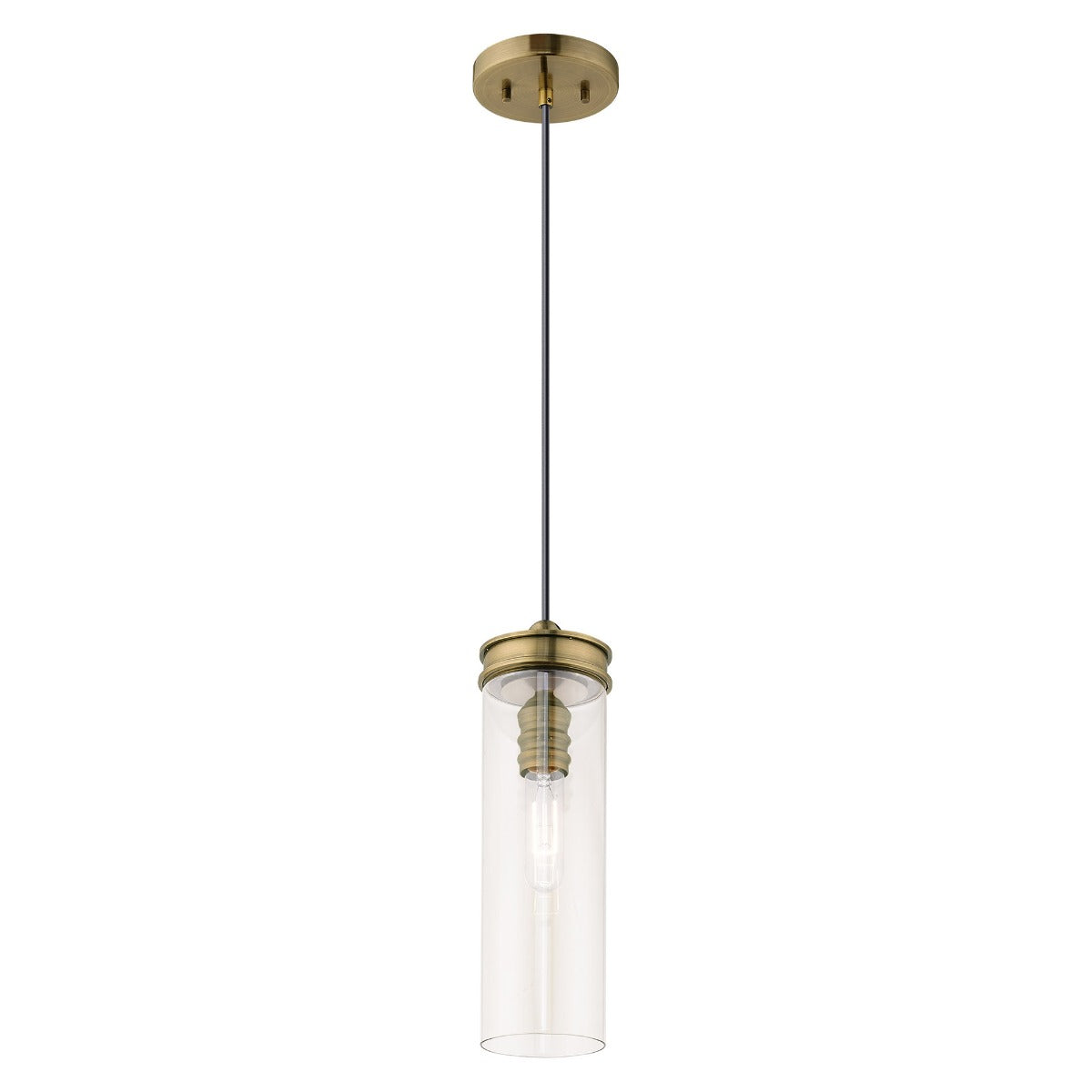 LIVEX LIGHTING  41227-01  Art Glass Mini Pendant