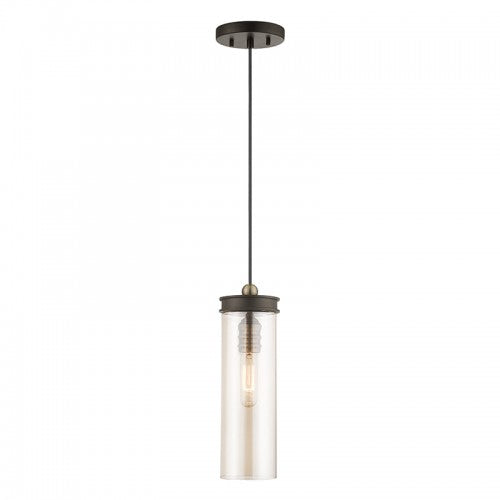 LIVEX LIGHTING  41227-07  Art Glass Mini Pendant