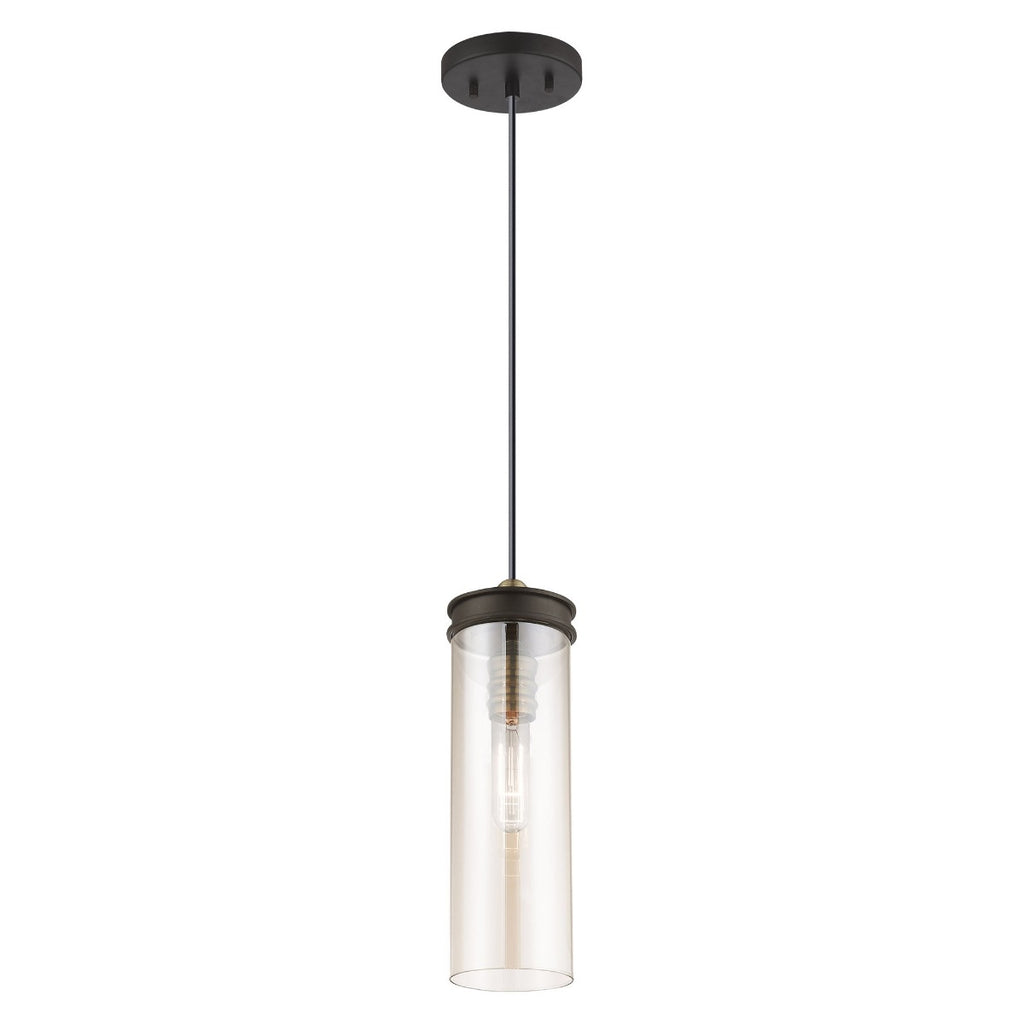 LIVEX LIGHTING  41227-07  Art Glass Mini Pendant