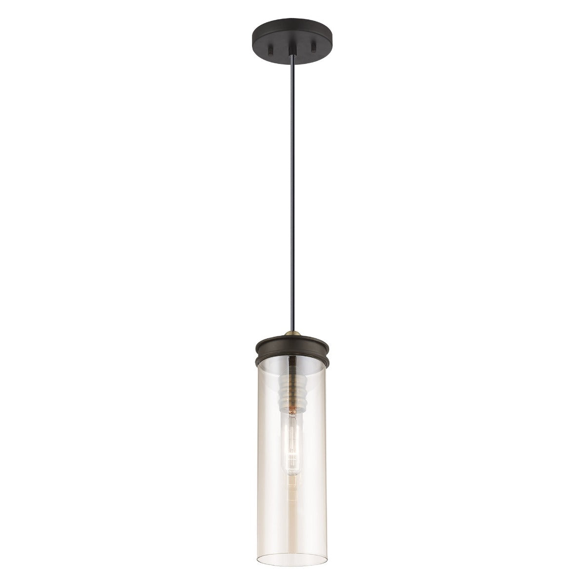 LIVEX LIGHTING  41227-07  Art Glass Mini Pendant