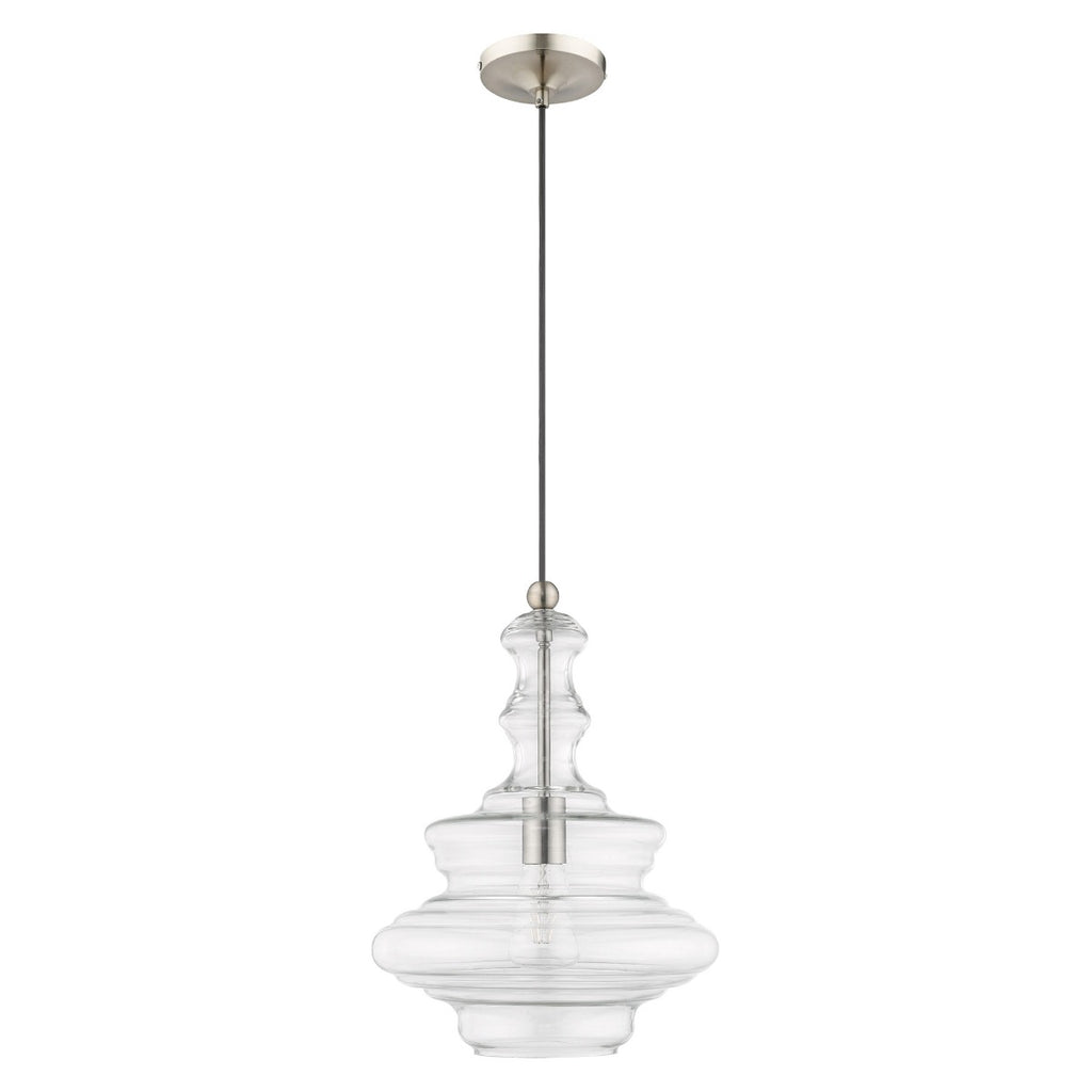 LIVEX LIGHTING  41238-91  Art Glass Mini Pendant
