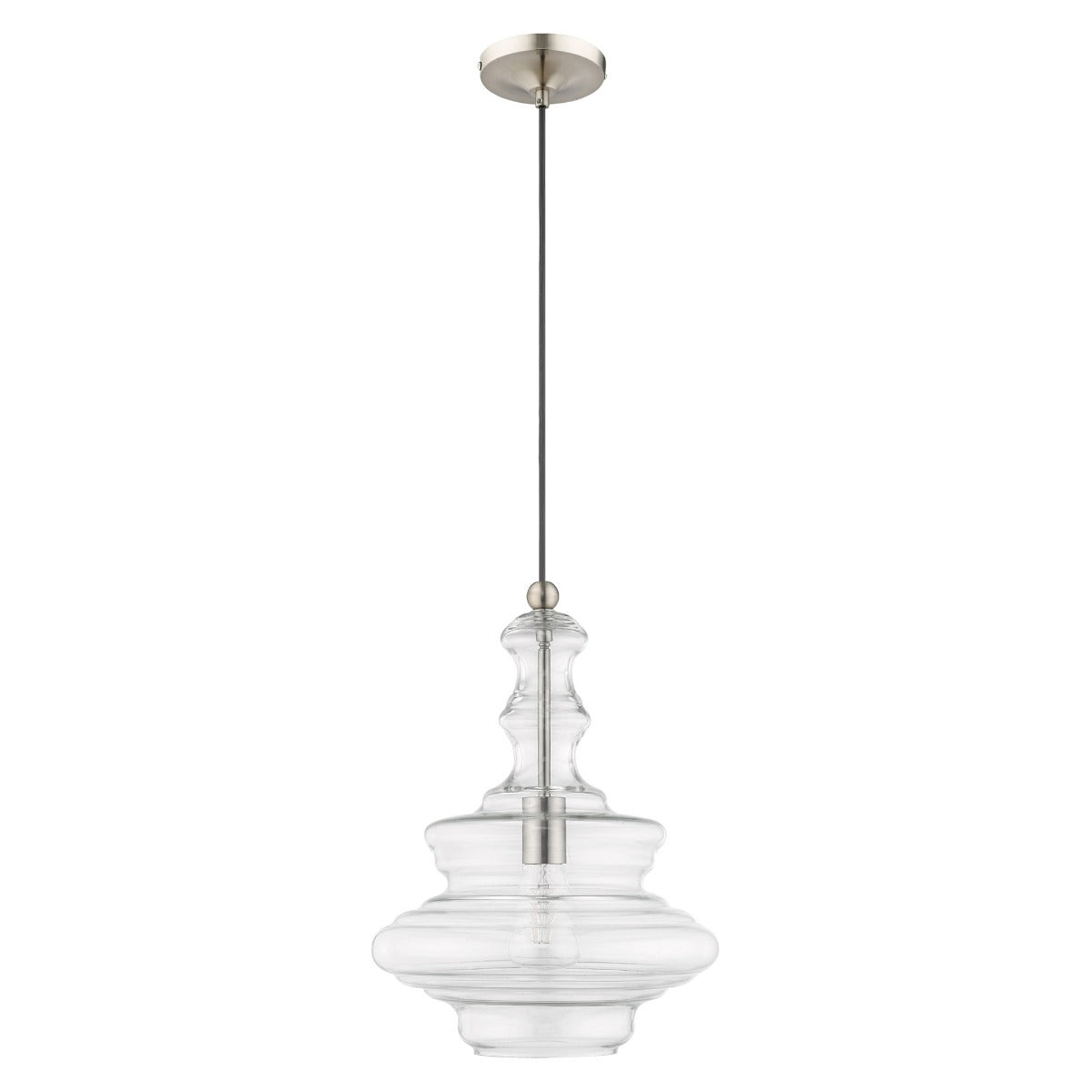 LIVEX LIGHTING  41238-91  Art Glass Mini Pendant