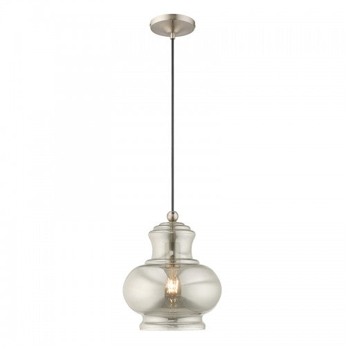 LIVEX LIGHTING  41243-91  Art Glass Mini Pendant
