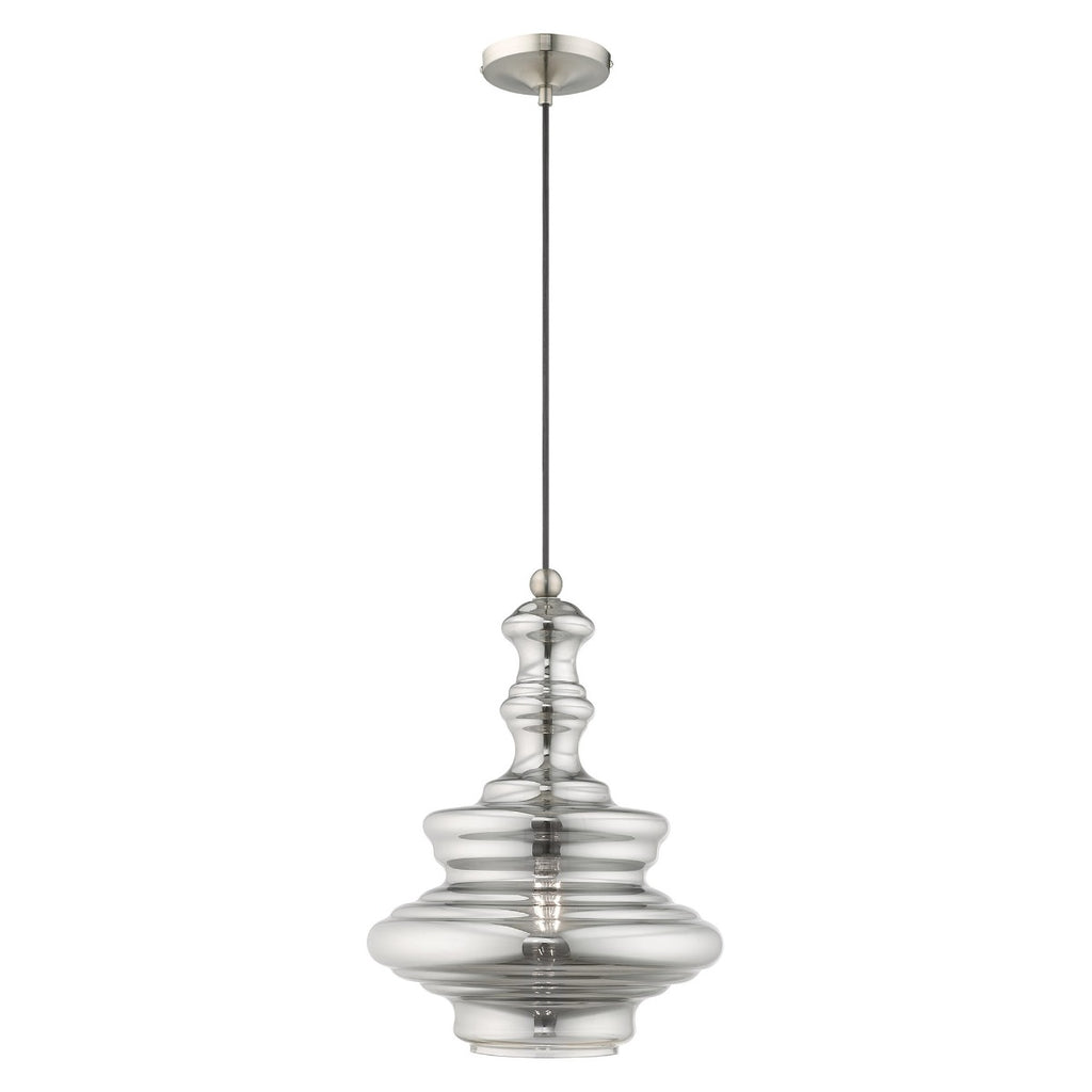 LIVEX LIGHTING  41245-91  Art Glass Mini Pendant