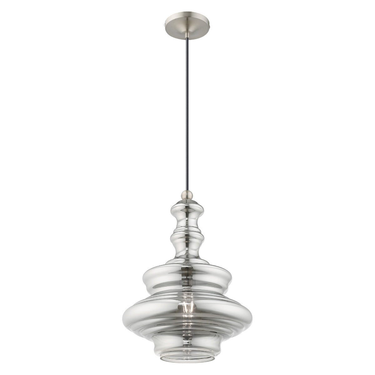 LIVEX LIGHTING  41245-91  Art Glass Mini Pendant