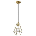 LIVEX LIGHTING  41322-01  Geometric Shade Mini Pendant