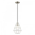 LIVEX LIGHTING  41322-91 Geometric Shade Mini Pendant